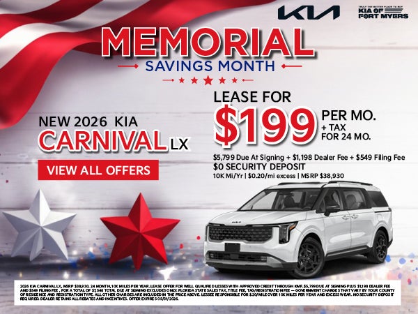 NEW 2026 KIA CARNIVAL LX